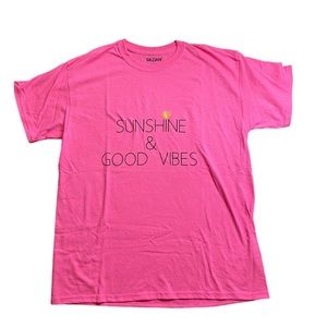 Sunshine & Good Vibes women’s summer tshirt